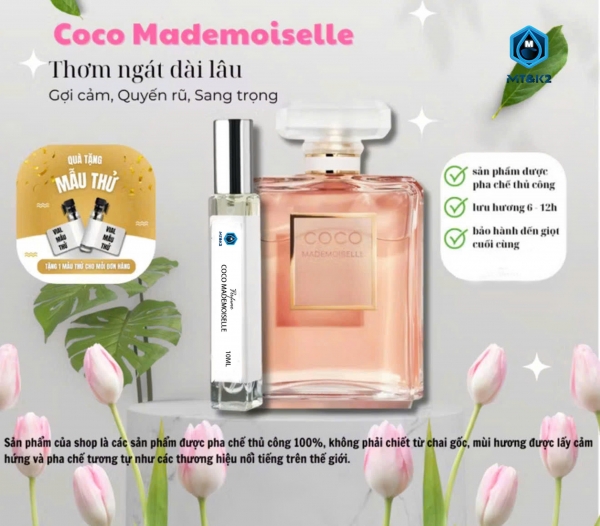 MT&K2 Tinh Dầu Nước Hoa COCO MADemoiselle 10ml - Tươi Mát Trẻ Trung